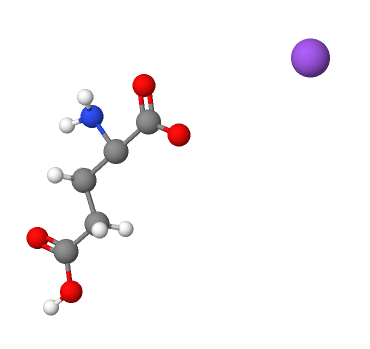 Molecular model of Monosodium glutamate